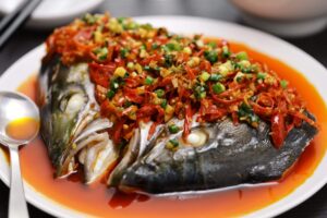 Zhangjiajie Steamed Fish Head with Chopped Chili